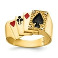 thumbnail image 1 of 14K Yellow Gold Ring Band 4 to 14 mm (tapered), 1 of 1