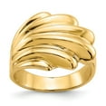 thumbnail image 1 of 14K Yellow Gold Ring Band Fashion High Polished Dome, 1 of 5