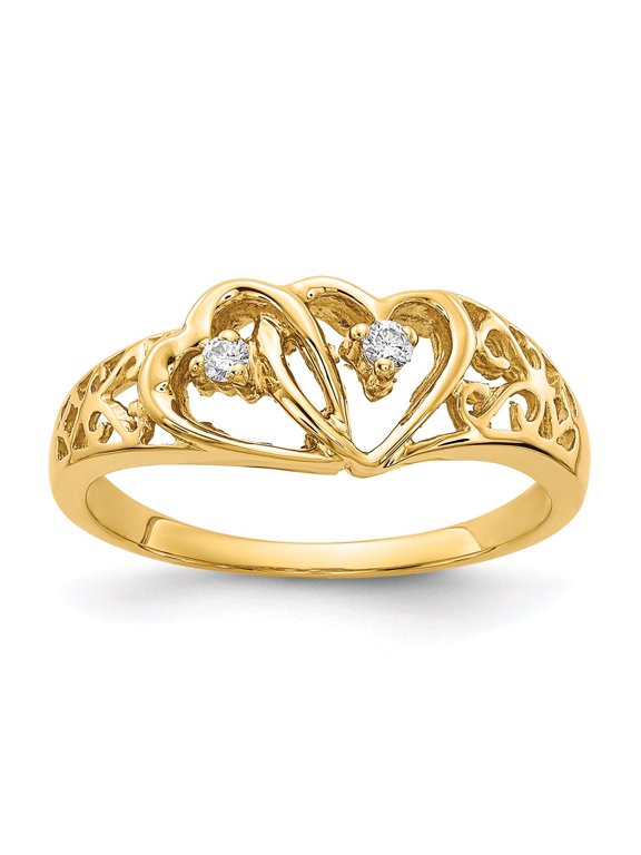 14K Yellow Gold Ring Band Themed 3 to 10 mm (tapered)