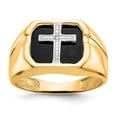 thumbnail image 1 of 14K Yellow Gold Ring Band Themed 3 to 12 mm (tapered), Size 8, 1 of 5
