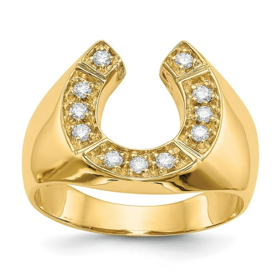 14K Yellow Gold Ring Band Themed 3 to 16 mm (tapered), Size 6