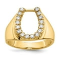thumbnail image 1 of 14K Yellow Gold Ring Band Themed 3 to 16 mm (tapered), Size 6, 1 of 1
