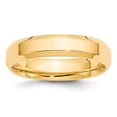 thumbnail image 1 of 14K Yellow Gold Ring Band Wedding Beveled Comfort 5mm Bevel Edge Fit Size 7.5, 1 of 4