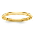 thumbnail image 1 of 14K Yellow Gold Ring Band Wedding Standard Domed Polished 2mm, 1 of 2