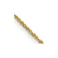 thumbnail image 1 of 14K Yellow Gold Ropa Chain Necklace 14 inch 1.1 mm with Spring Ring Clasp, 1 of 5