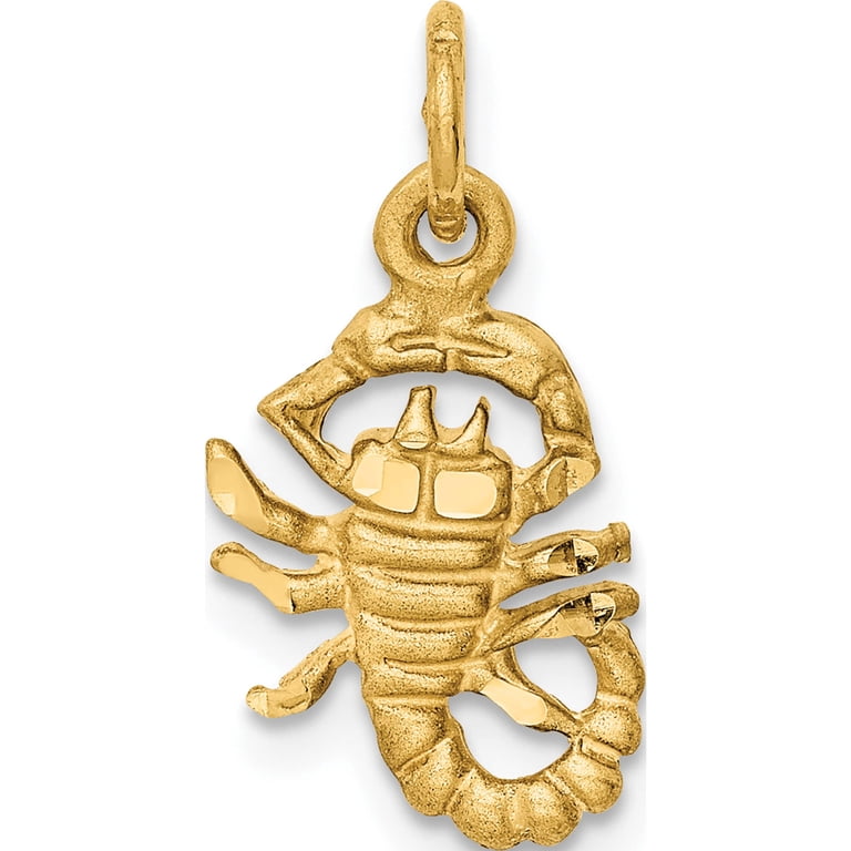 10k Yellow Gold Zodiac Coin Pendant – Liberal Jewellery