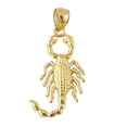 thumbnail image 1 of 14K Yellow Gold Scorpion Pendant, 1 of 1