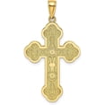 thumbnail image 1 of 14K Yellow Gold Scroll Cross W/Sunburst Center Charm - 30.3mm, 1 of 6