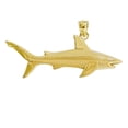 thumbnail image 1 of 14K Yellow Gold Shark Pendant, 1 of 4