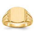 thumbnail image 1 of 14K Yellow Gold Signet Ring Size 5, 1 of 6