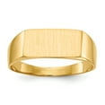 thumbnail image 1 of 14K Yellow Gold Signet Ring Size 6, 1 of 6