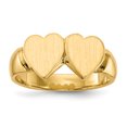 thumbnail image 1 of 14K Yellow Gold Signet Ring Size 6, 1 of 6