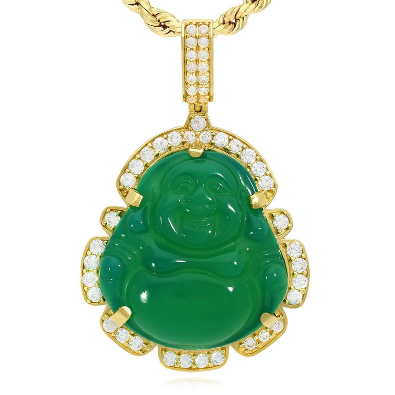 Jade buddha sale charm