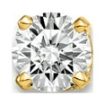 thumbnail image 1 of 14K Yellow Gold Single Stud Diamond Stud Earrings, 1 of 5