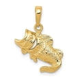 thumbnail image 1 of 14K Yellow Gold Small Fish Charm, 1 of 1