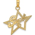 thumbnail image 1 of 14K Yellow Gold Sweet 16 Charm (22.5 X 20.4) Made In United States k4713, 1 of 5