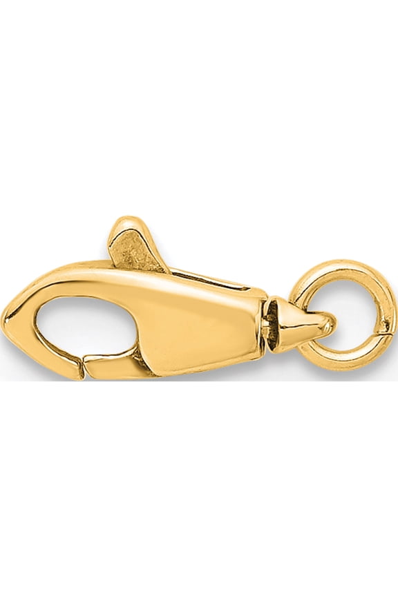 14K Yellow Gold Swivel Lobster W/ Jump Ring Clasp - Jbsp
