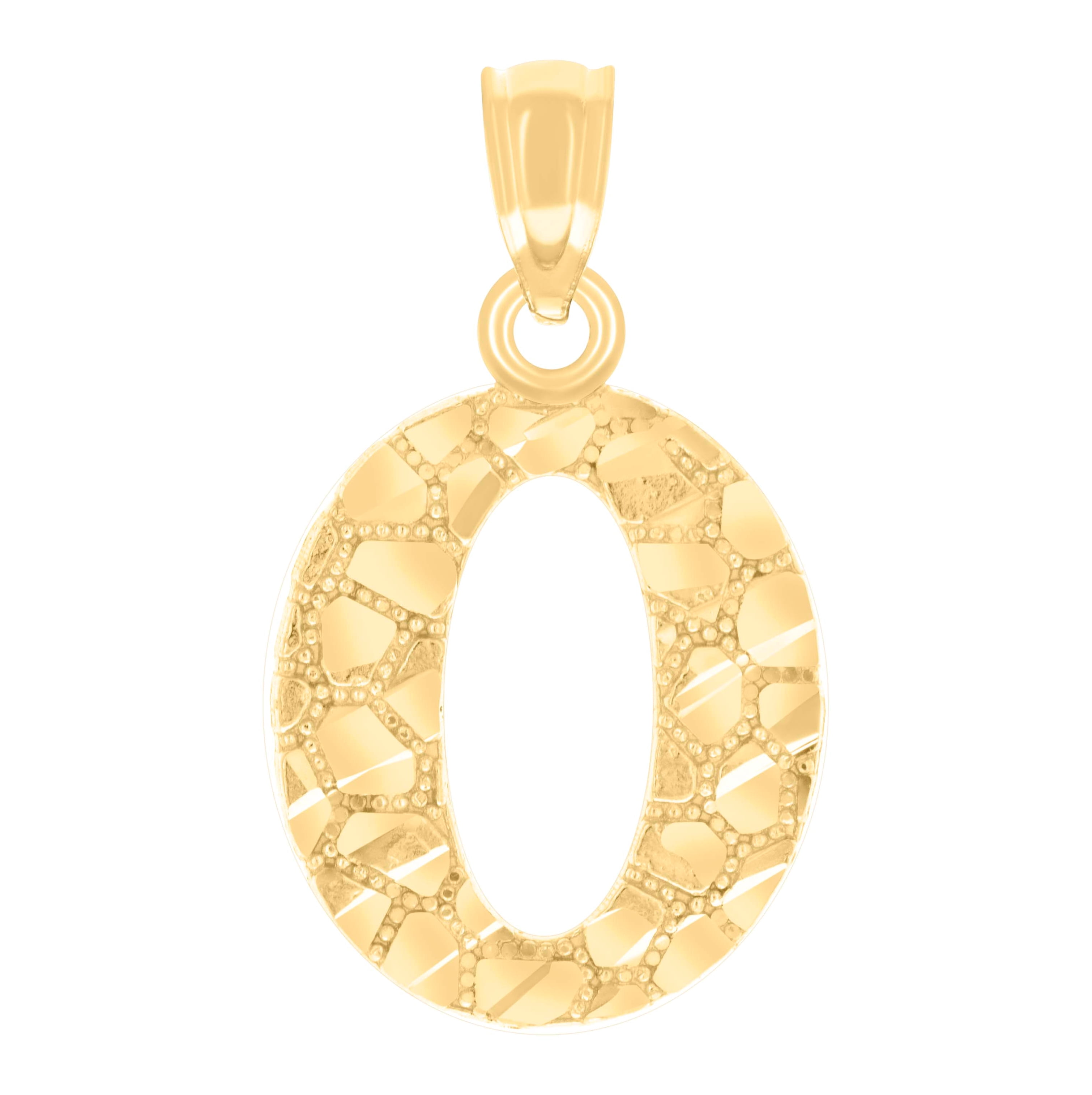 14k Yellow Gold Solid Free Form Nugget Charm Pendant - 10.7 Grams (Direct Source Gold & Diamond)