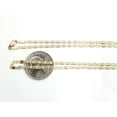 thumbnail image 1 of 14K Yellow Gold Valentino Chain Necklace fine gift jewelry unisex 2.5mm 22" 4.8g, 1 of 10