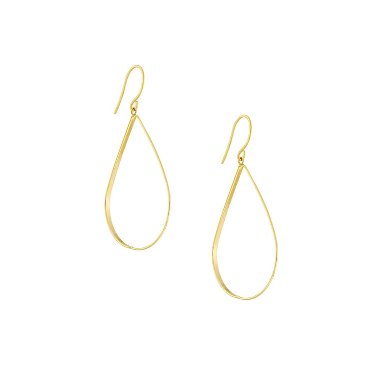 Fish hook sale hoop earrings