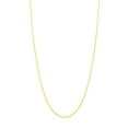 thumbnail image 1 of 14K Yellow Gold Women's 16" 0.66mm Box Chain Necklace with 050 Gauge and Lobster Lock Quality Tag, 1 of 4