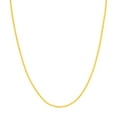 thumbnail image 1 of 14K Yellow Gold Women's 20" 2.70mm Solid Round Box Chain Necklace with 100 Gauge and Lobster Lock, 1 of 4