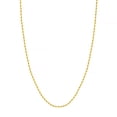 thumbnail image 1 of 14K Yellow Gold Women's 24" 2.15mm Diamond Cut Rope Chain Necklace, 1 of 4