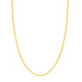thumbnail image 1 of 14K Yellow Gold Women's 24" 3.95mm Solid Round Box Chain Necklace with 150 Gauge and Lobster Lock, 1 of 4