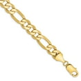 thumbnail image 1 of 14K Yellow Gold bracelet Chain style Figaro 8 in 8.75 mm, 1 of 5