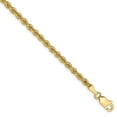 thumbnail image 1 of 14K Yellow Gold bracelet Chain style Rope 7 in 2.75 mm, 1 of 4