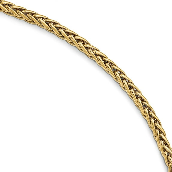 14K Yellow Gold bracelet Fancy 7.5 in 6 mm Polished Link