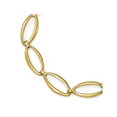 thumbnail image 1 of 14K Yellow Gold bracelet Fancy 7 in Polished and diamond-cut, 1 of 4