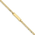 thumbnail image 1 of 14K Yellow Gold bracelet ID Anchor 6 in Baby, 1 of 3