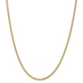 thumbnail image 1 of 14K Yellow Gold bracelet Spiga (Wheat) chain Flat 24 in 3 mm, 1 of 5