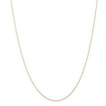 thumbnail image 1 of 14K Yellow Gold chain Cable Rope 13 in 0.5 mm .5 (CARDED), 1 of 6