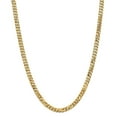 thumbnail image 1 of 14K Yellow Gold chain Curb 24 in 6.1 mm 6.1mm Flat Beveled, 1 of 5