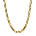 thumbnail image 1 of 14K Yellow Gold chain Curb 24 in 9.5 mm 9.5mm Flat Beveled, 1 of 5