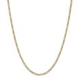 thumbnail image 1 of 14K Yellow Gold chain Figaro 18 in 2.5 mm 2.5mm Semi-Solid, 1 of 5