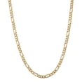 thumbnail image 1 of 14K Yellow Gold chain Figaro 24 in 5.25 mm 5.25mm Flat, 1 of 5