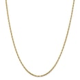 thumbnail image 1 of 14K Yellow Gold chain Franco Diamond-cut 20 in 1.6 mm, 1 of 5