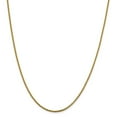 thumbnail image 1 of 14K Yellow Gold chain Franco Flat Diamond-cut 24 in 1.6 mm, 1 of 5