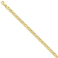 thumbnail image 1 of 14K Yellow Gold chain Men's Fancy 9 in 6.1 mm 6.1mm Hand-polished Link Bracelet, 1 of 2