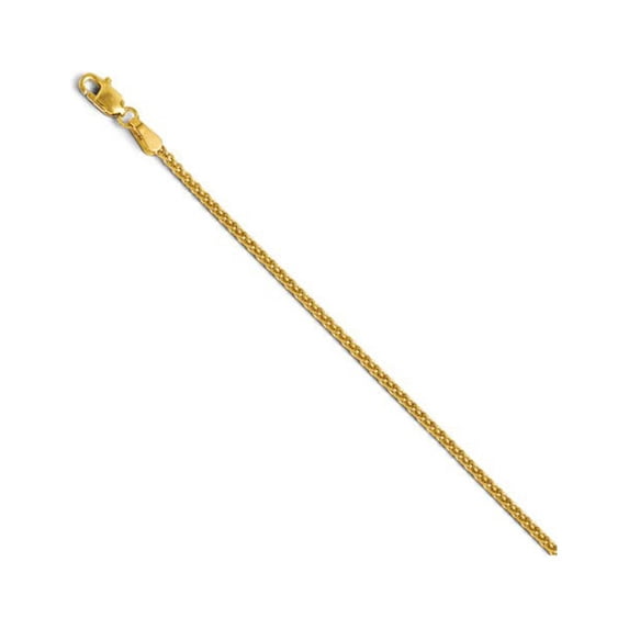 14K Yellow Gold chain Spiga (Wheat) 24 in 1.65 mm 1.65mm