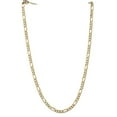 thumbnail image 1 of 14K Yellow Gold necklace Figaro chain 22 in 5.25 mm, 1 of 5