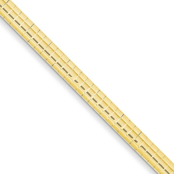 14K Yellow Gold necklace Omega 16 in 4 mm 4mm Domed