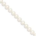 thumbnail image 1 of 14K Yellow Gold necklace Pearl Freshwater Near Round White 18 in 9.5 mm 10, 1 of 3