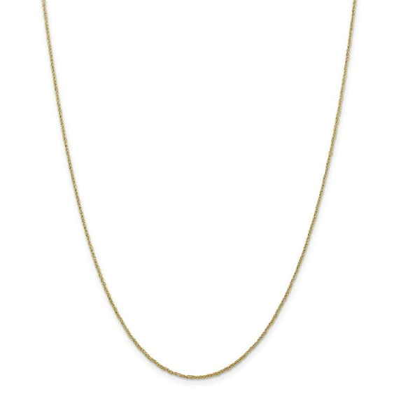 14K Yellow Gold necklace Ropa chain 24 in 1.1 mm 1.1mm
