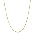 thumbnail image 1 of 14K Yellow Gold necklace Rope chain 22 in 2 mm 2mm Regular, 1 of 5