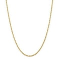 thumbnail image 1 of 14K Yellow Gold necklace Rope chain Diamond-cut 18 in 2.75 mm, 1 of 5