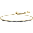 thumbnail image 1 of 14K Yellow Natural Blue Sapphire Adjustable 9 1/2" Bolo Bracelet BRC900:606:P, 1 of 1